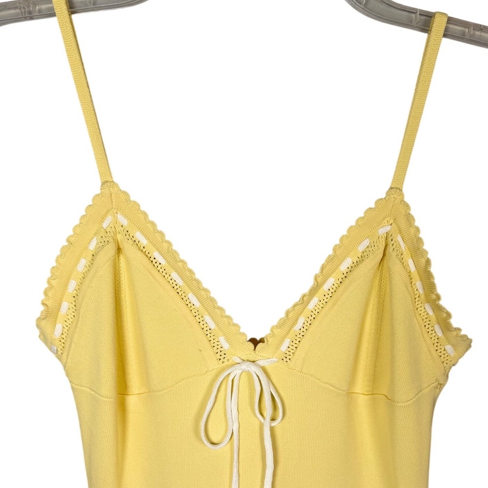 White Fox Boutique For Your Love Mini Dress, Yellow, Size Small - Picture 5 of 8